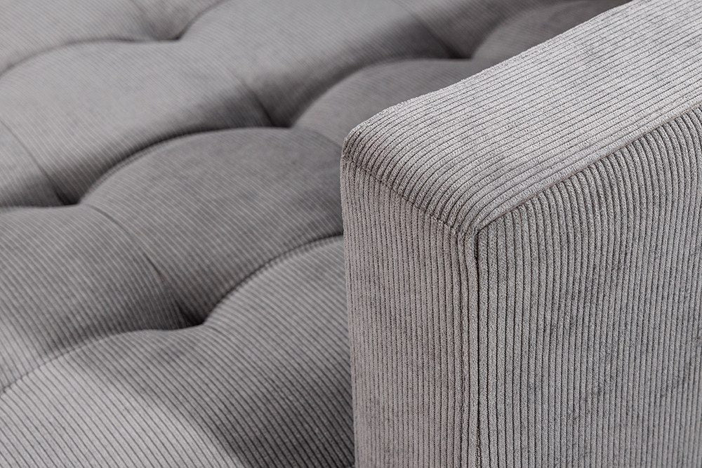 Cord Ecksofa STOCKHOLM im Wohnzimmer