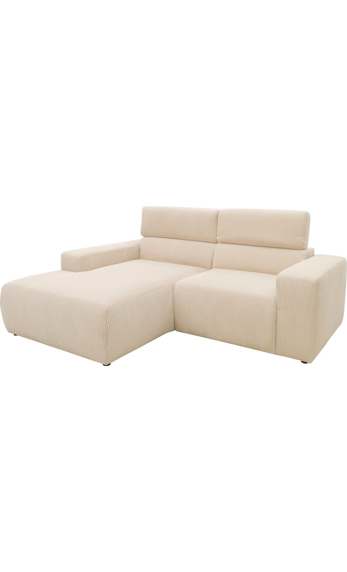 Cord Ecksofa BRANDON Detail des Cordbezugs