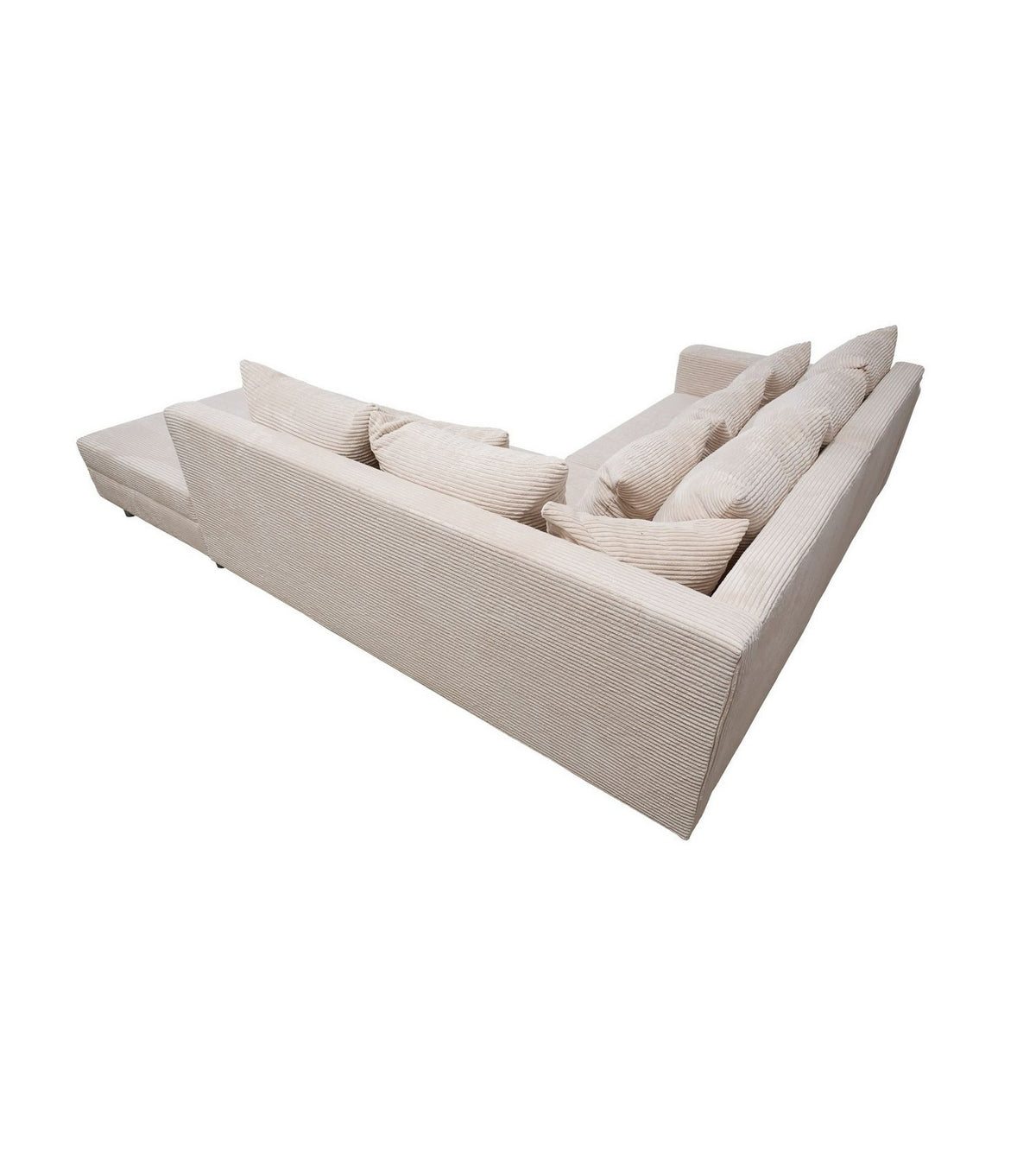Cord Eckcouch MINSK R mit passendem Hocker