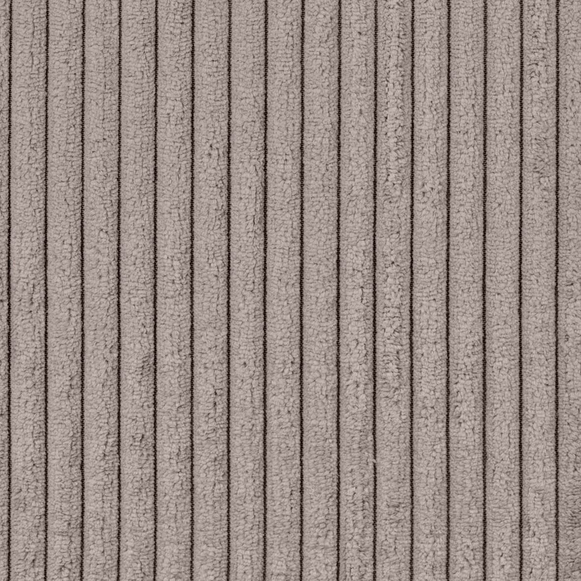Detailaufnahme des Cord Bezugs in Beige
