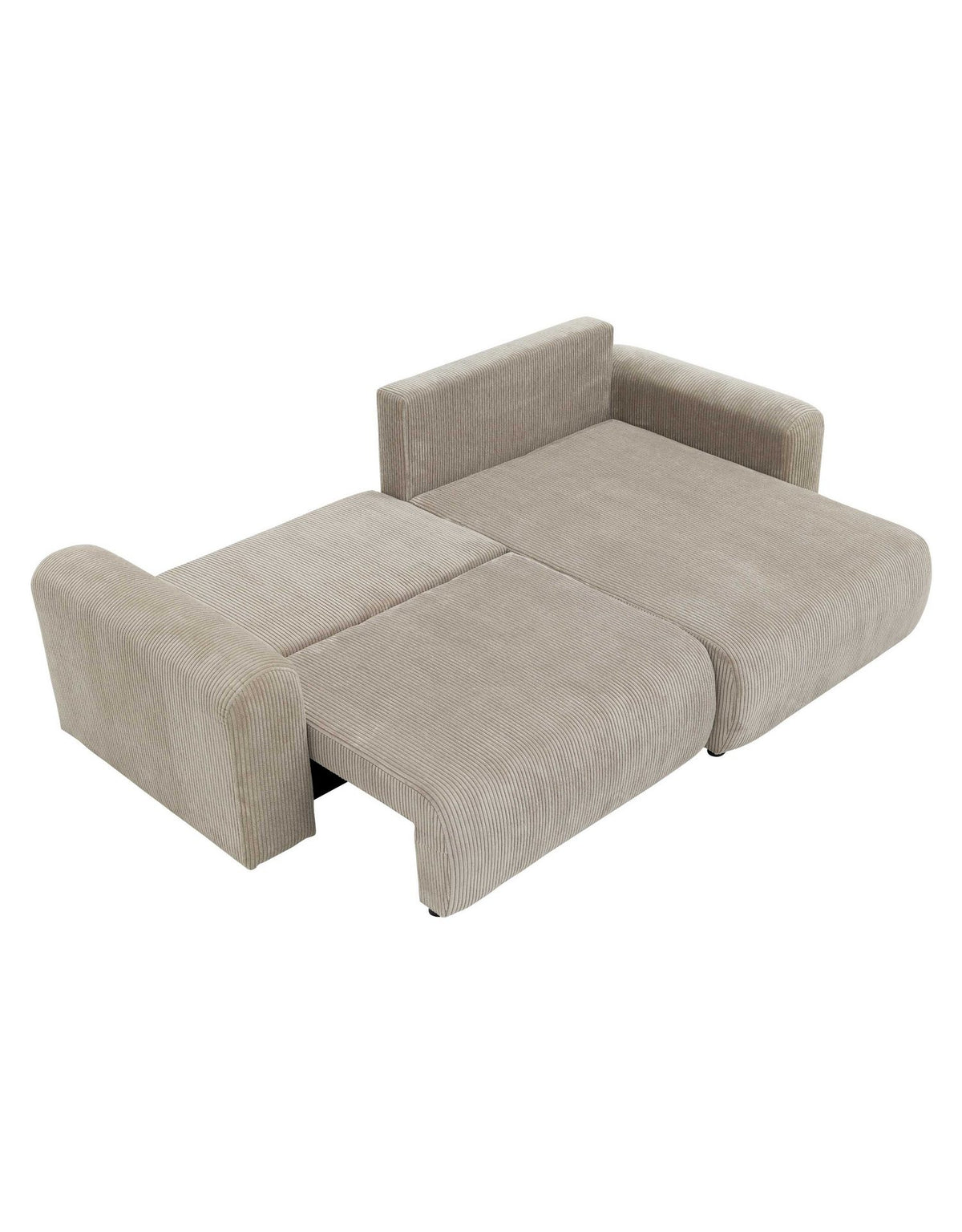 Cord Ecksofa FLORYN L seitliche Ansicht