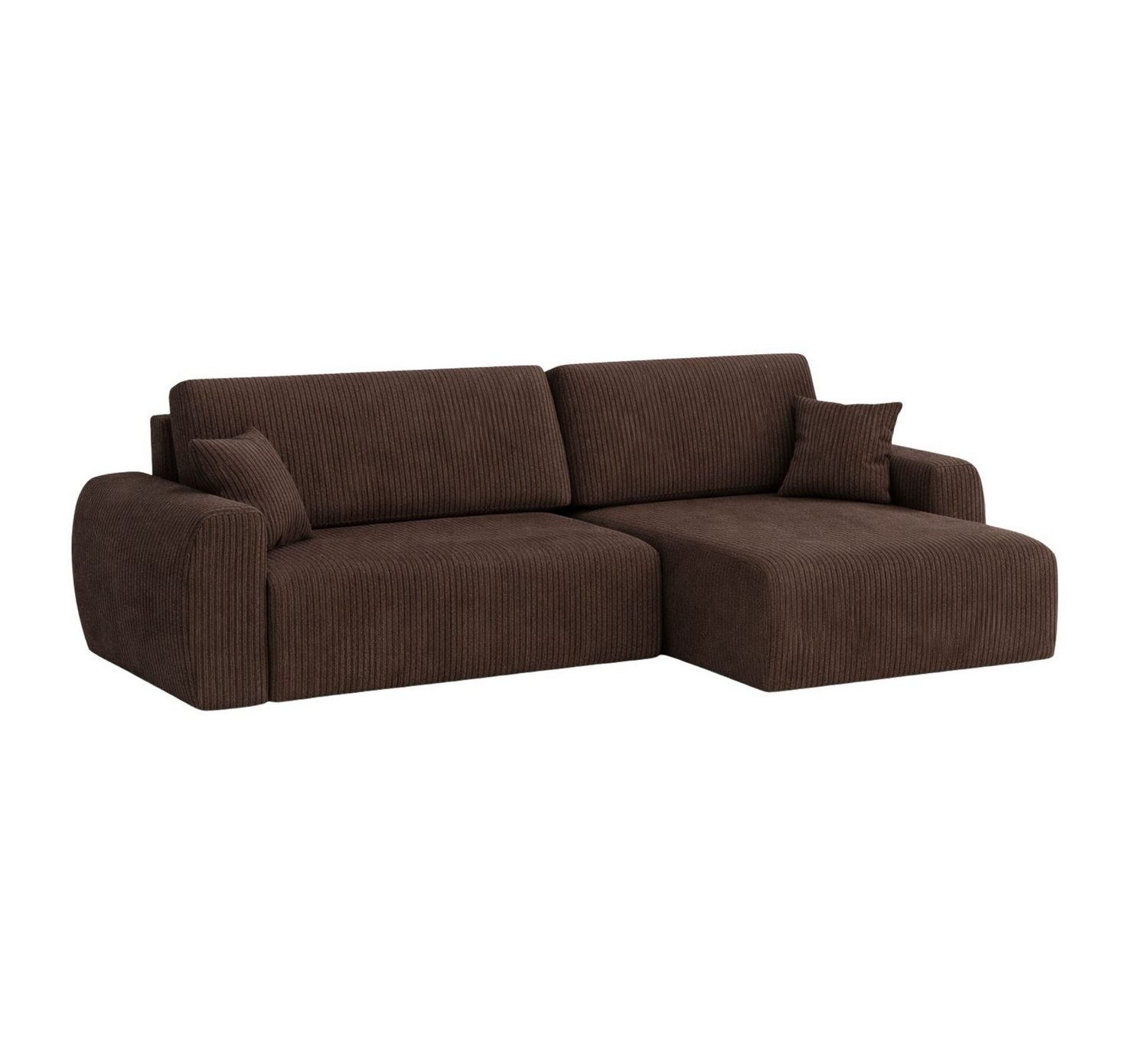 Geöffneter Bettkasten des Ecksofas ARIEL L