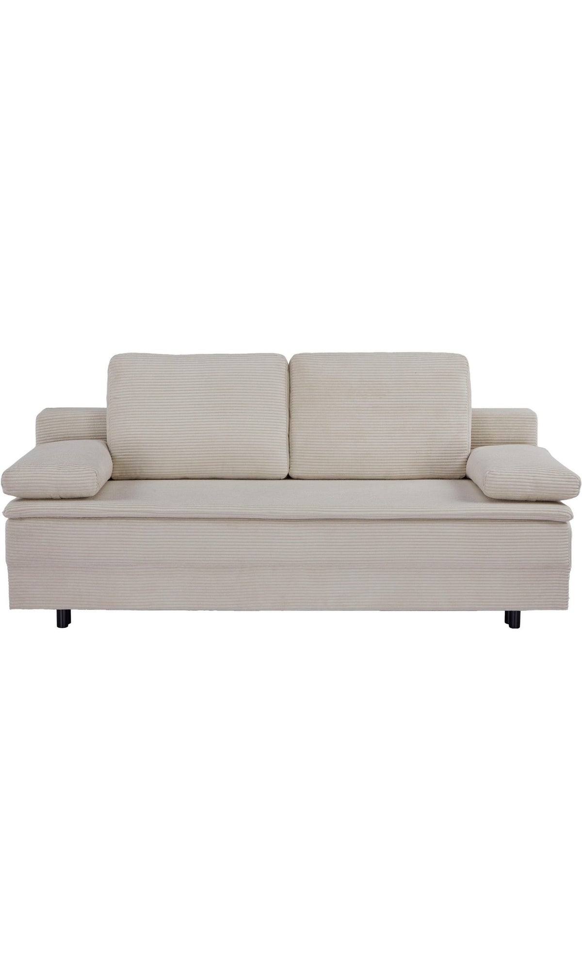 Geöffneter Bettkasten des Schlafsofas JANNIKO