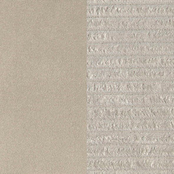 Cord Ecksofa MANDELA in Beige mit Zierkissen