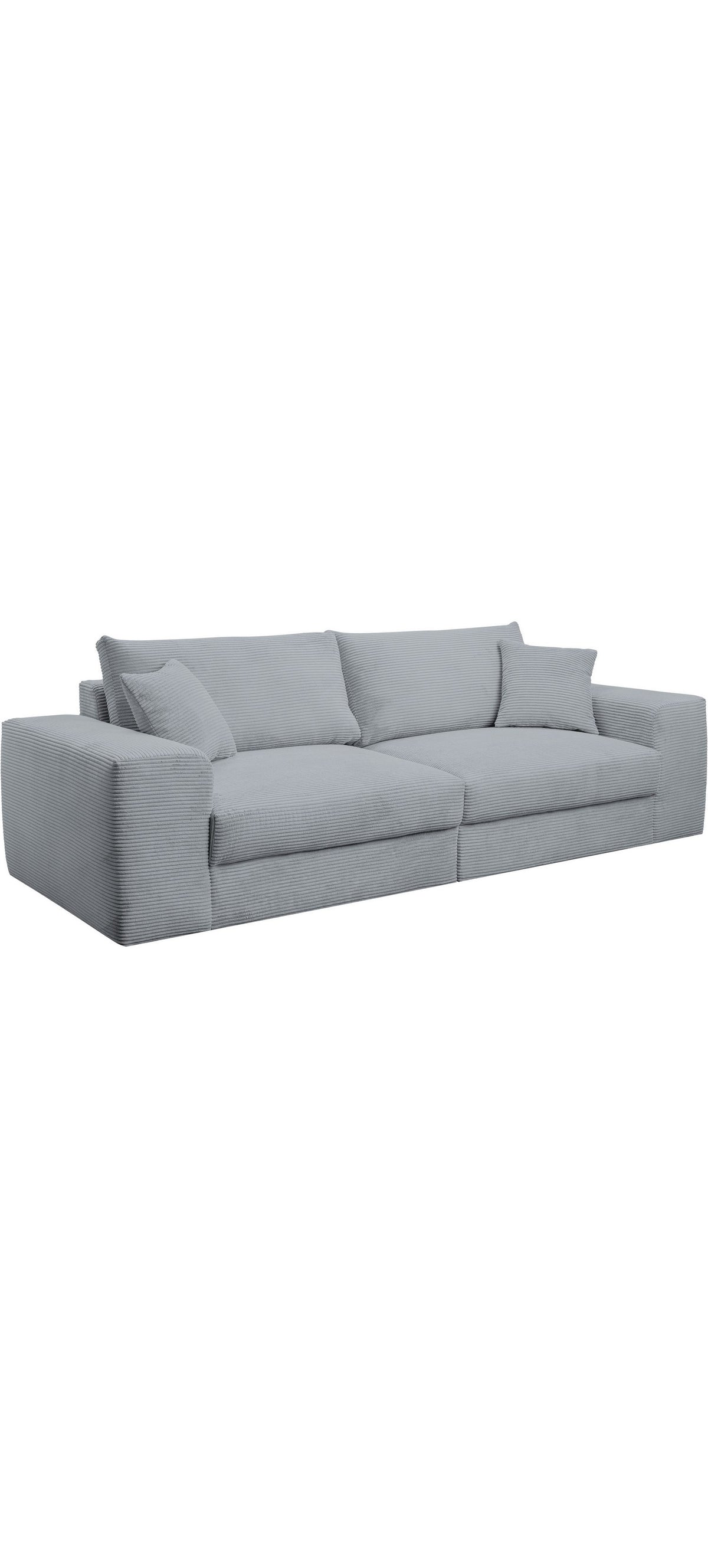 Big Sofa ROZZANA mit losen Rückenkissen und Zierkissen