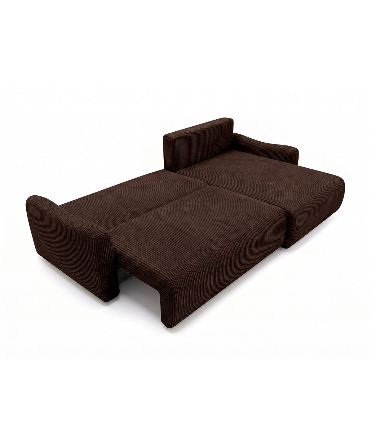 Cord Ecksofa JAPANDI Detail der Rippenstruktur
