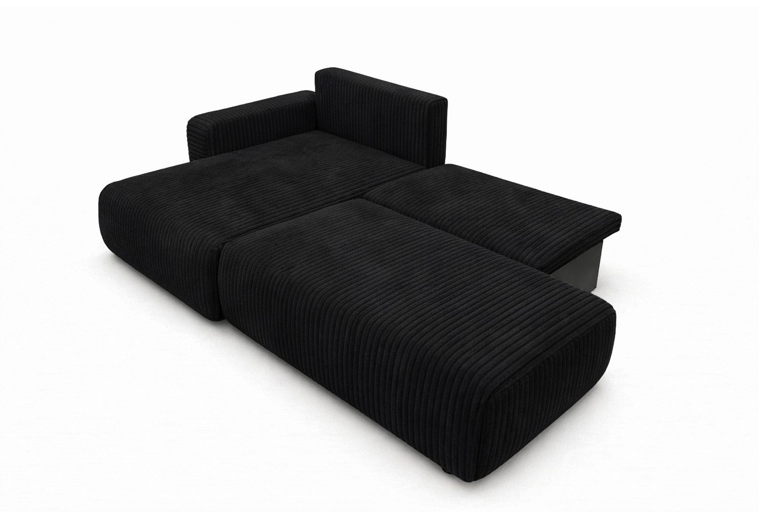 Cord Ecksofa OPEN XL Nahaufnahme des Cordstoffs Tilia
