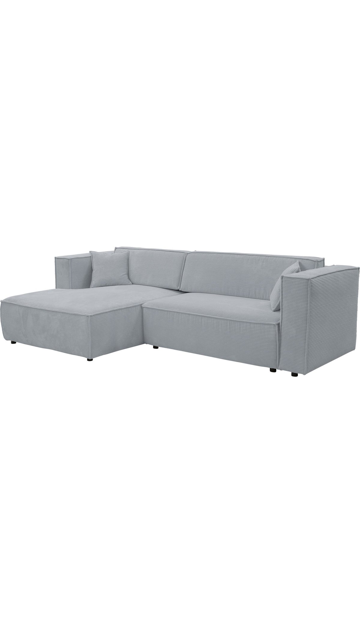 Cord Ecksofa ATLANTA-NEW mit Blick auf die Sitzfläche