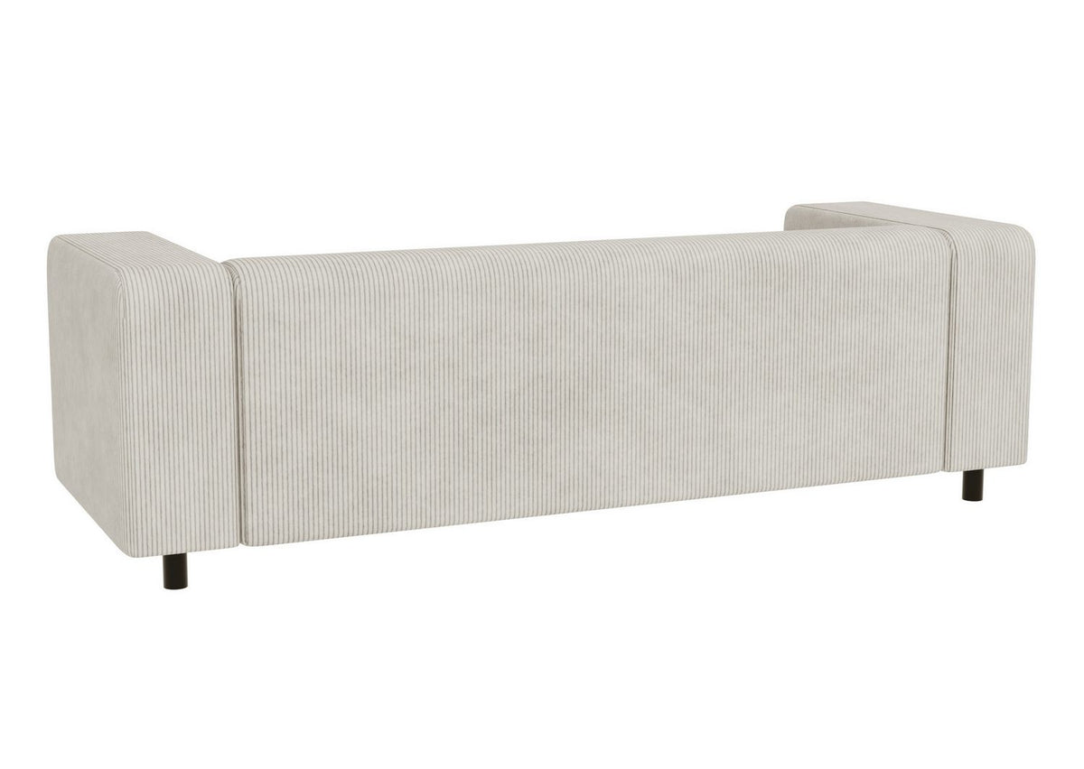 Sitzfläche und Rückenlehne des Cord Sofas GUSTAV