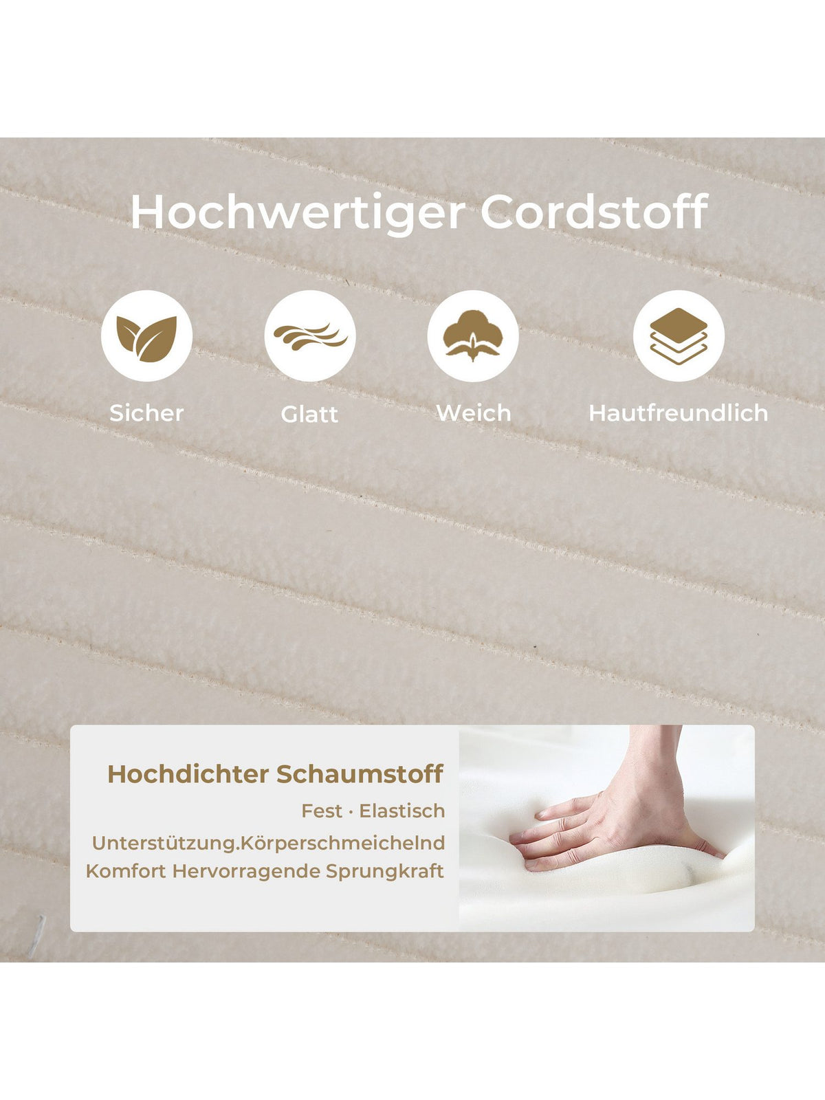 Seitentasche und Getränkehalter des Schlafsofas M3-V2