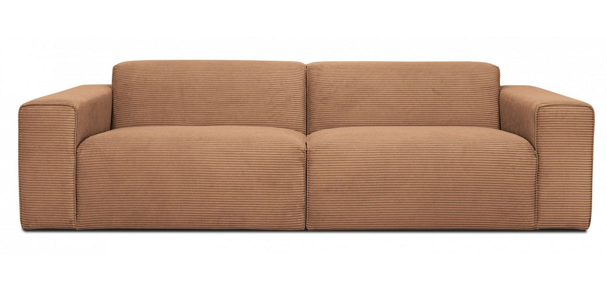 Bodentiefe Silhouette des 3-Sitzers CLAYTON