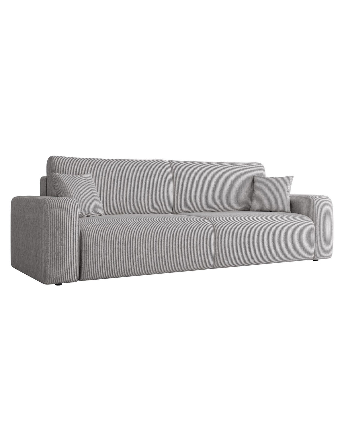 Cord Schlafsofa PIANO im Stoff Poso 110 von vorn