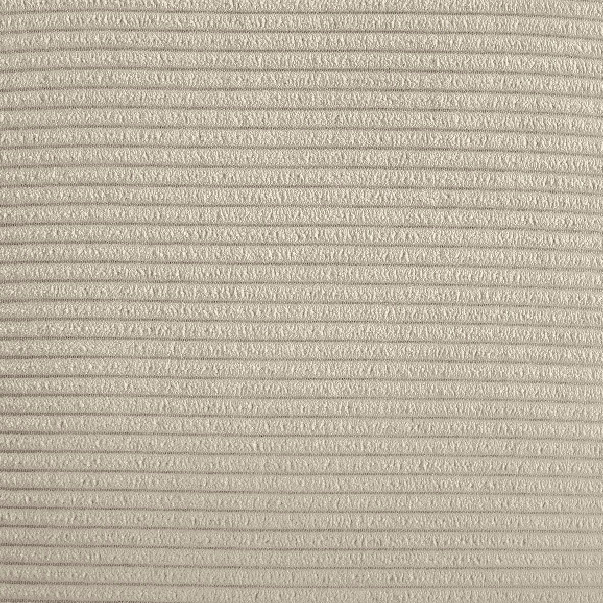 Detailansicht des Cord-Bezugs in Hellbeige
