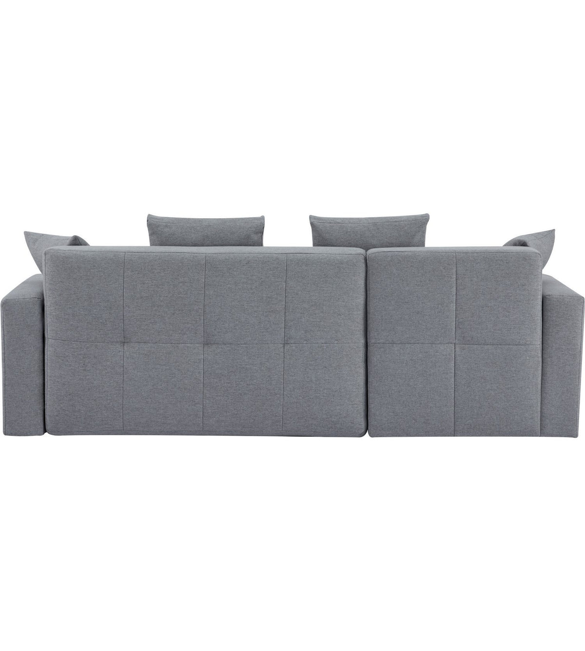 Ecksofa KILLAM in Grau von vorne