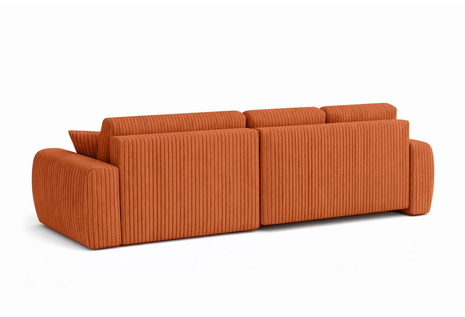 Cord Ecksofa IVO XL mit ausgezogener Liegefläche