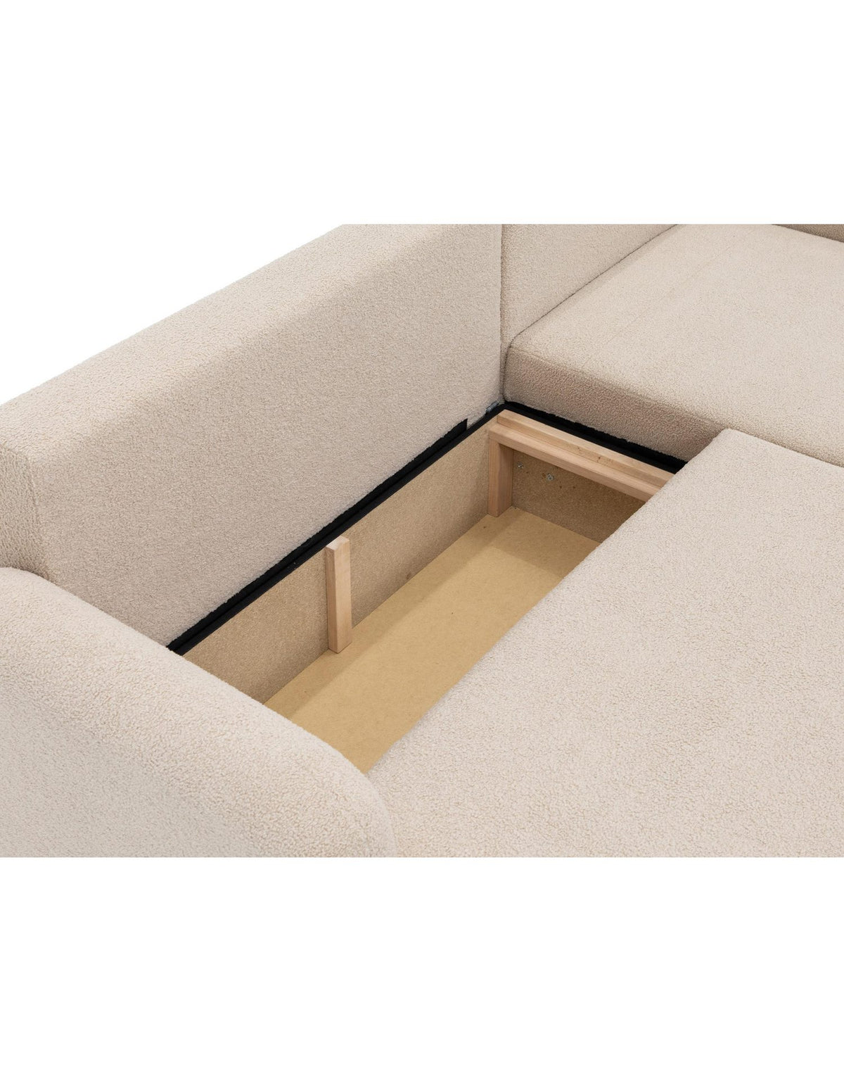 Cord Ecksofa LORIDU Detail des Cordbezugs Poso