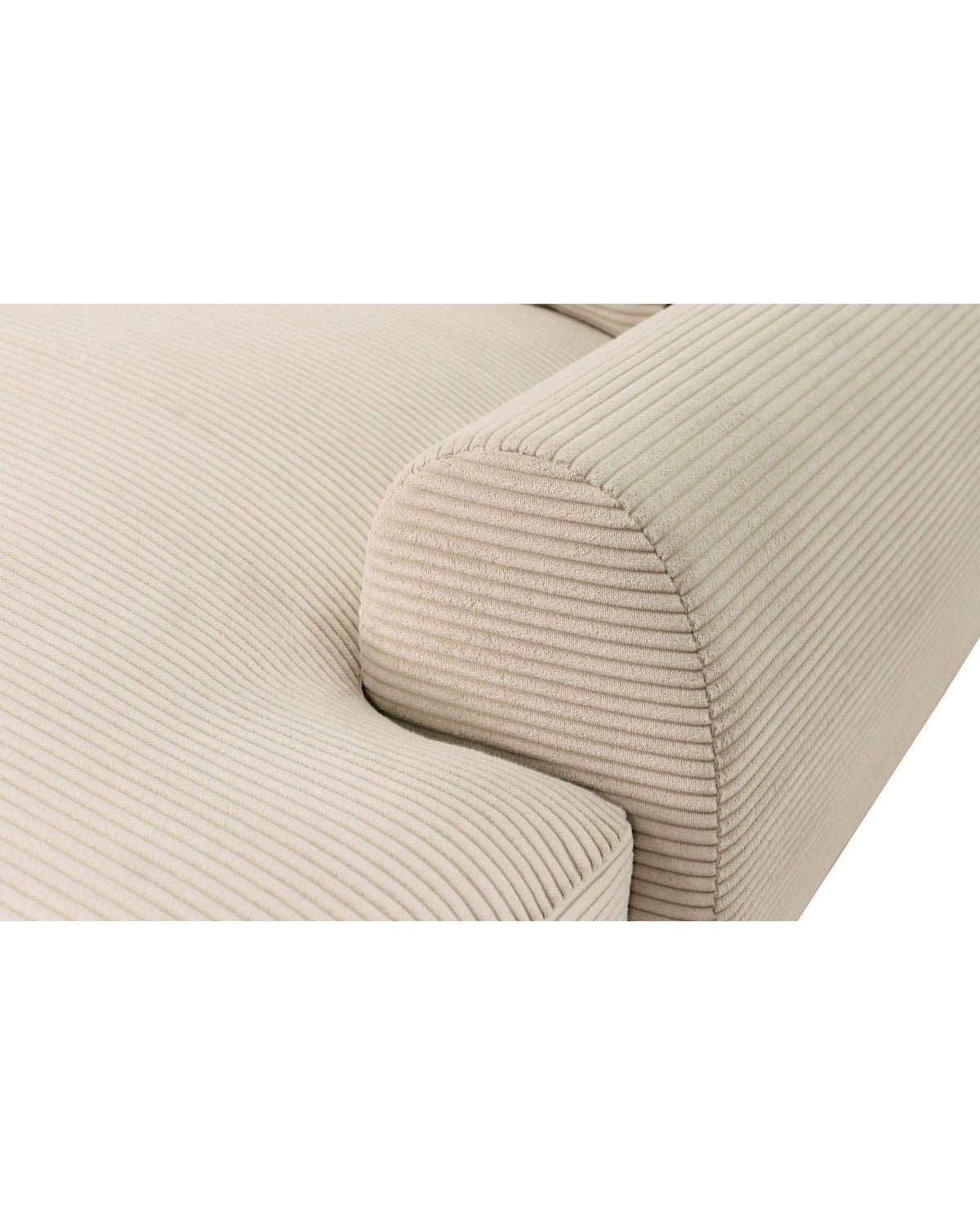 Cordbezug in Creme im Detail