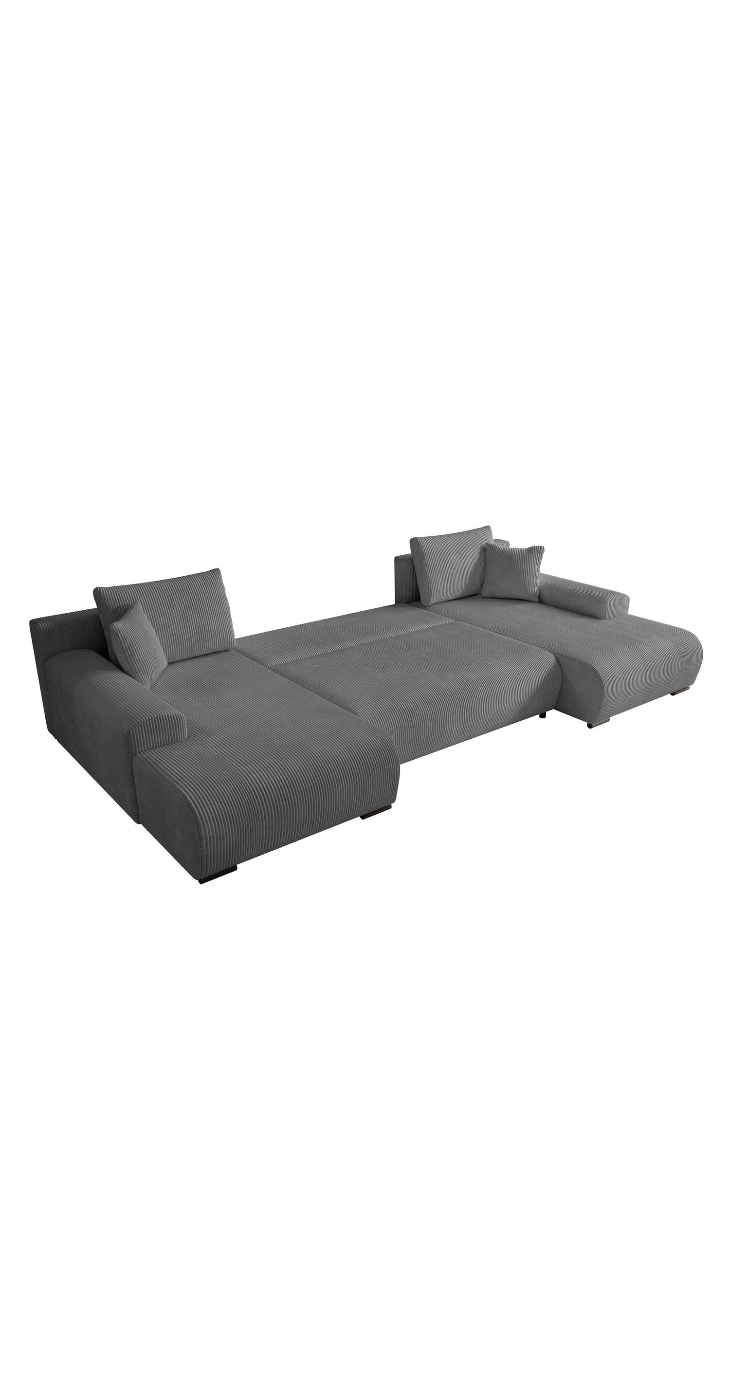 Wohnlandschaft ELLEN U von vorne im Wohnzimmer