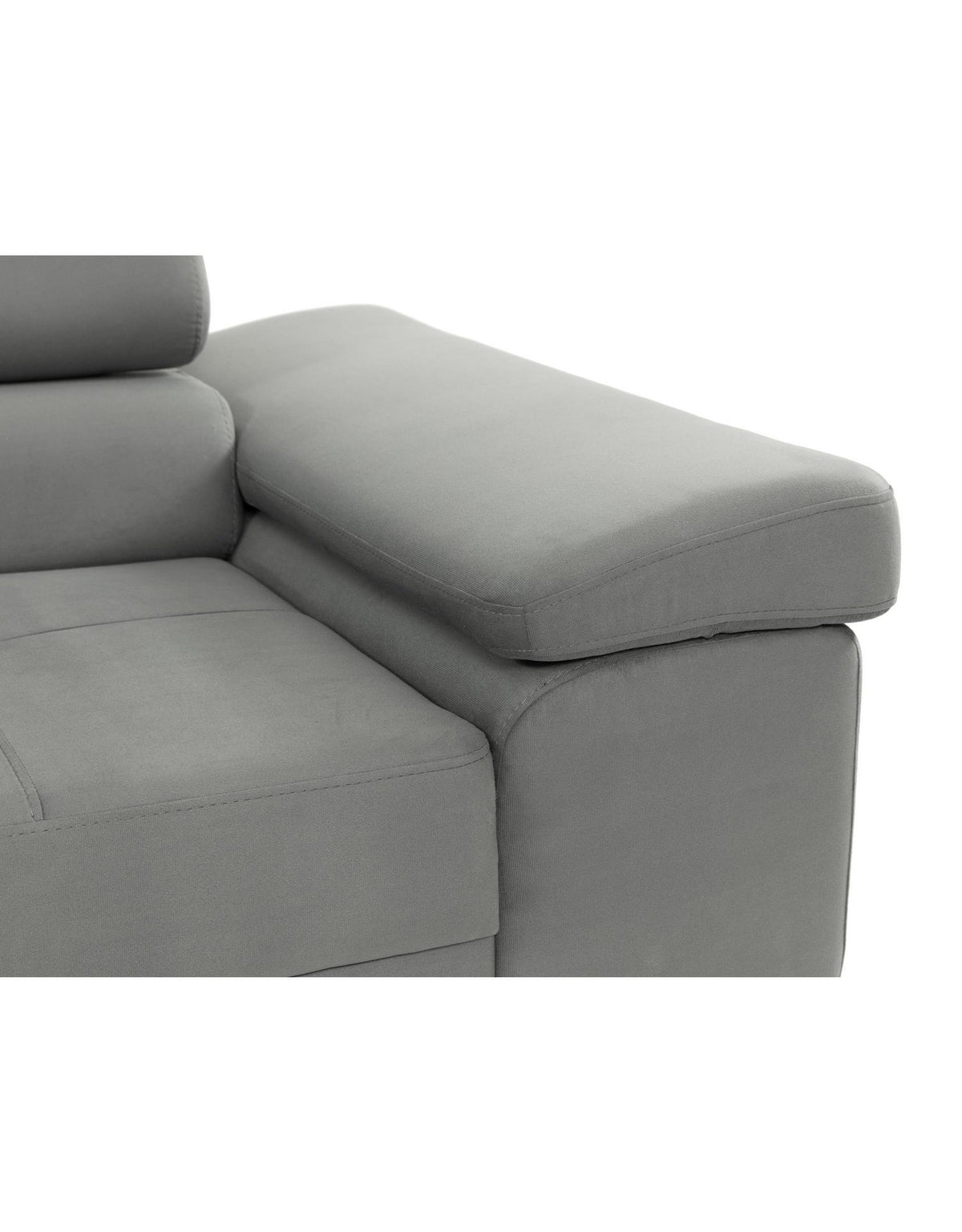 Cord Sofa TOREZIO 3 mit abgesenkten Kopfstützen