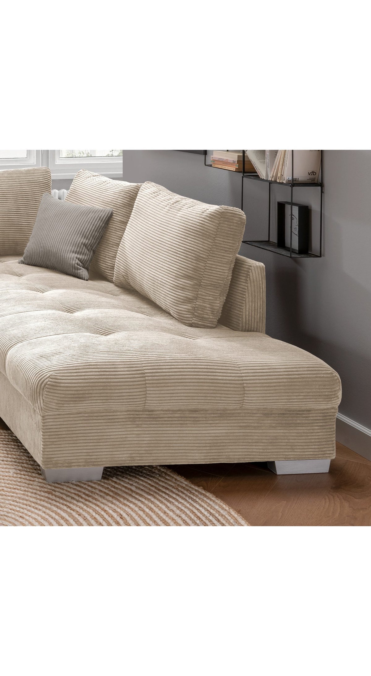 Ecksofa 17203-OTTO mit ausgezogener Liegefläche