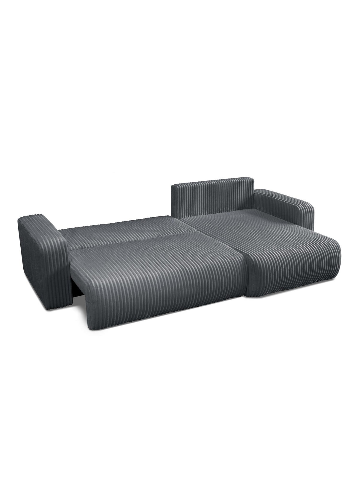 Ecksofa PRESTIGE SOFT mit ausgeklappter Schlaffläche