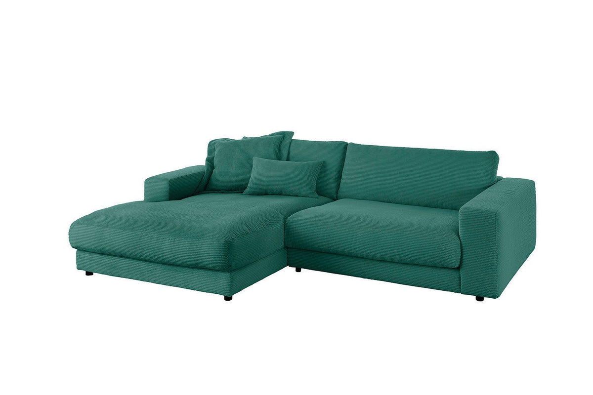 Cord Ecksofa MADELINE Detail des Cordbezugs