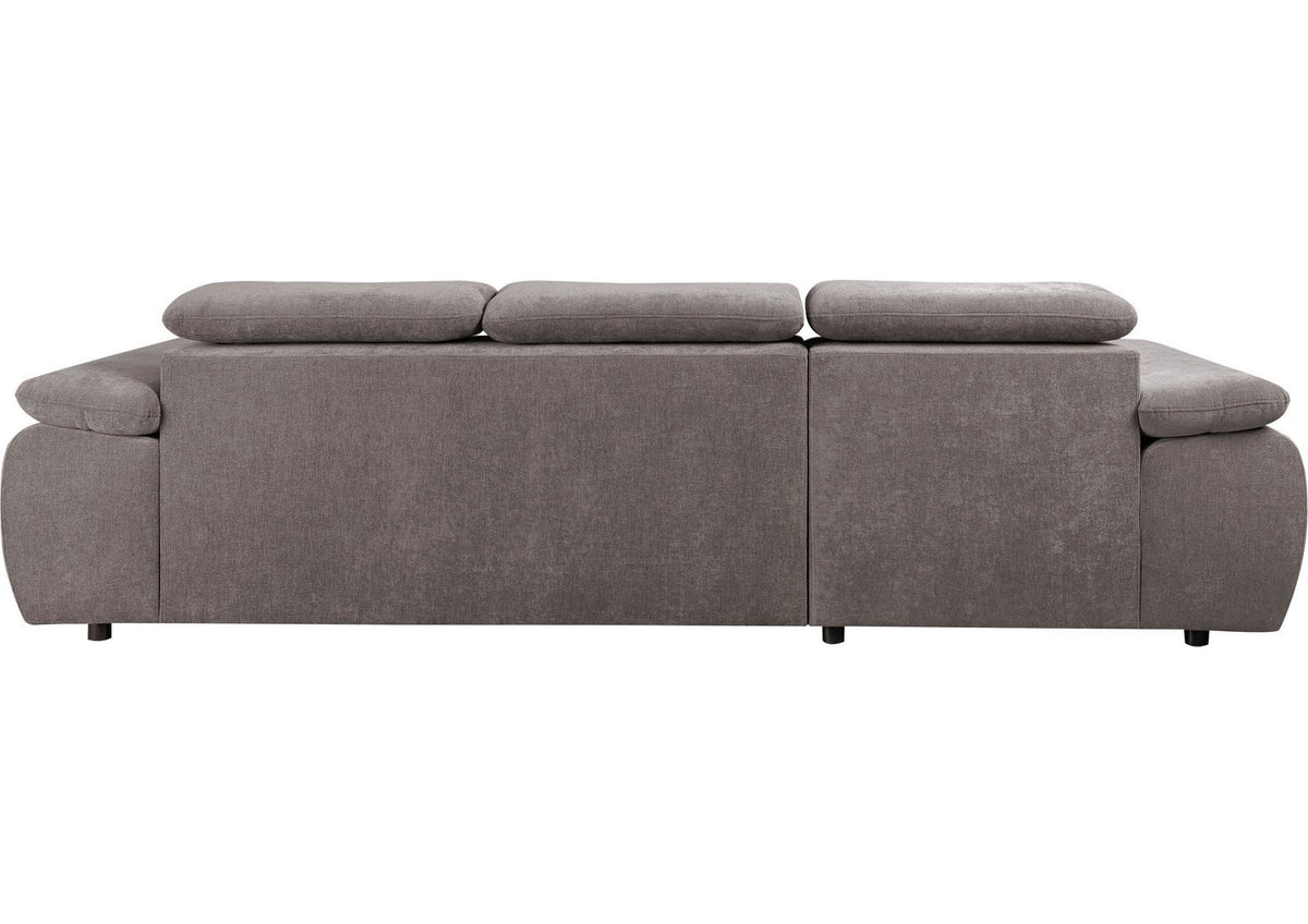 Verstellbares Kopfteil des Cord Ecksofas Cosmo