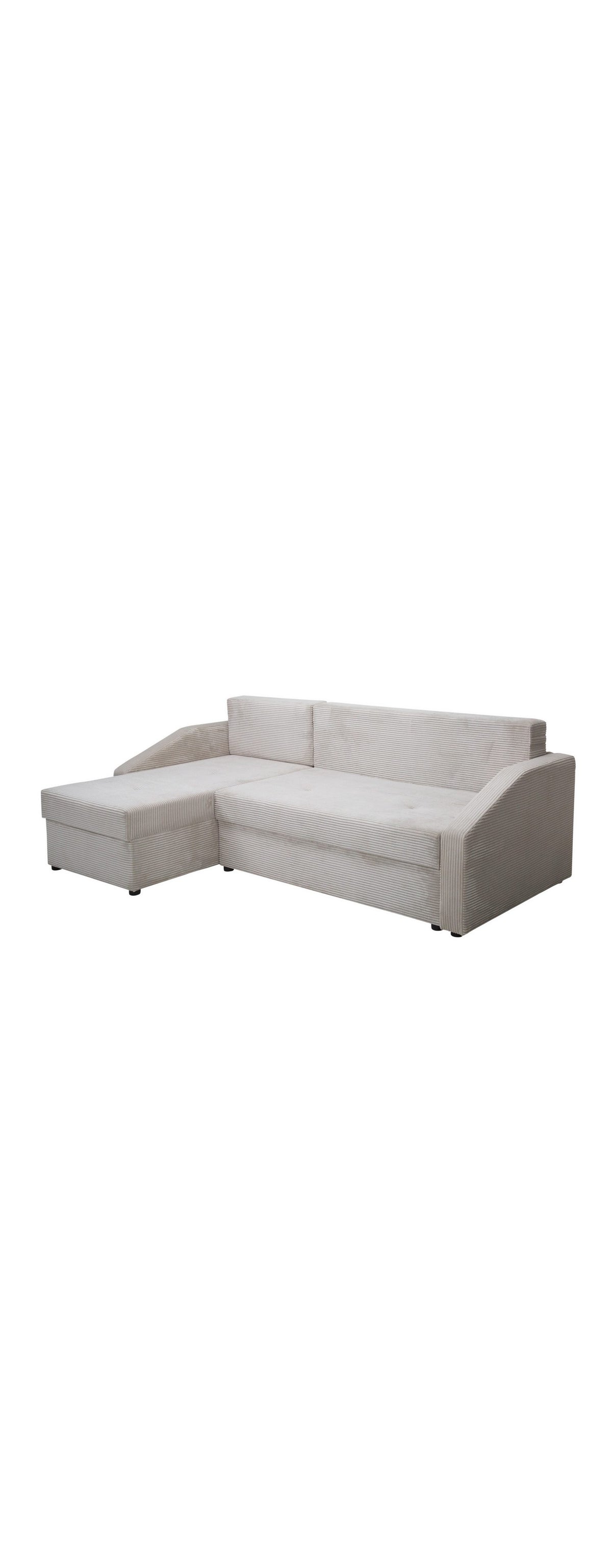 Cord Ecksofa MIX 1 Seitenansicht mit Armlehne