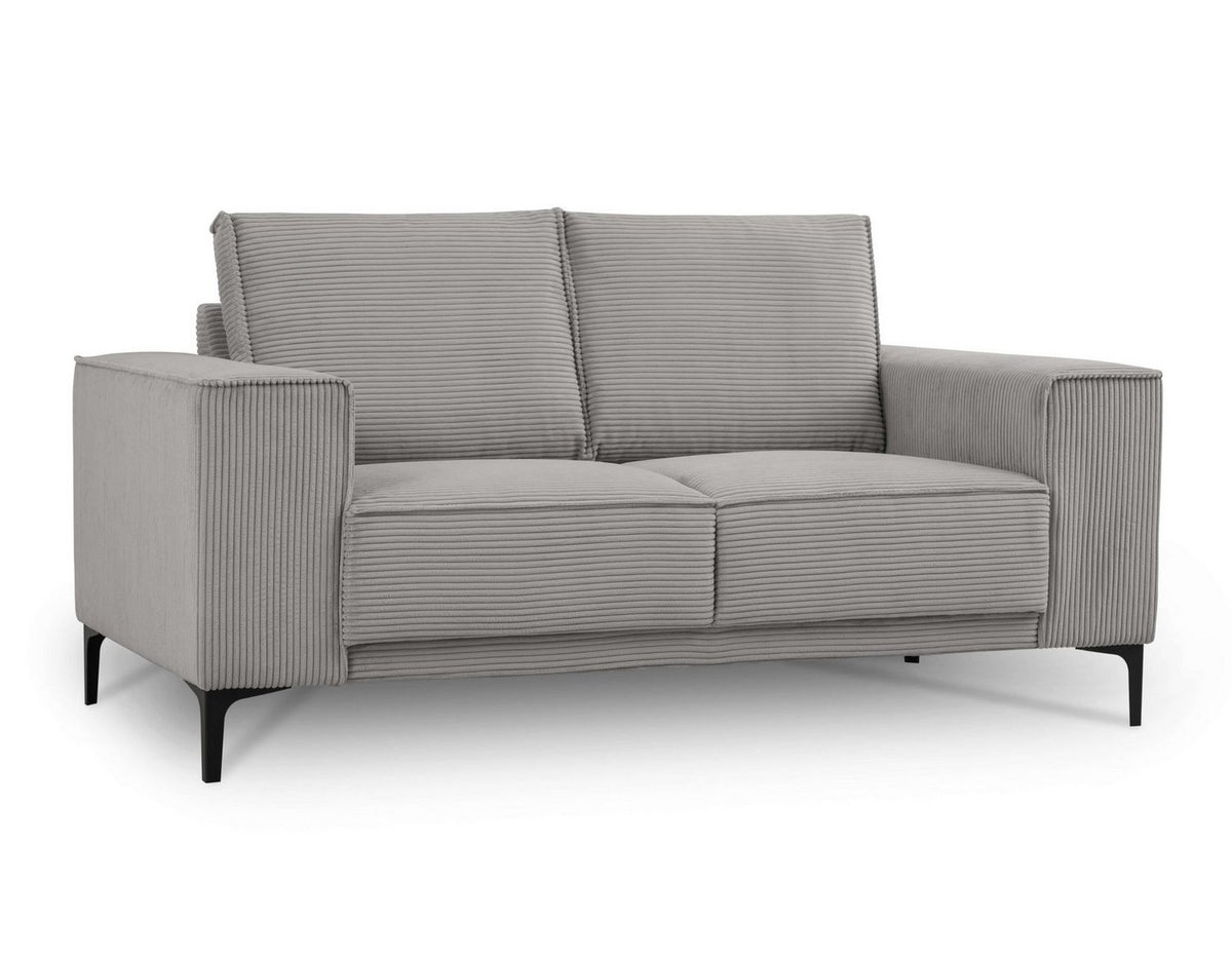 Cord Sofa OLAND in Hellgrau Ansicht 5