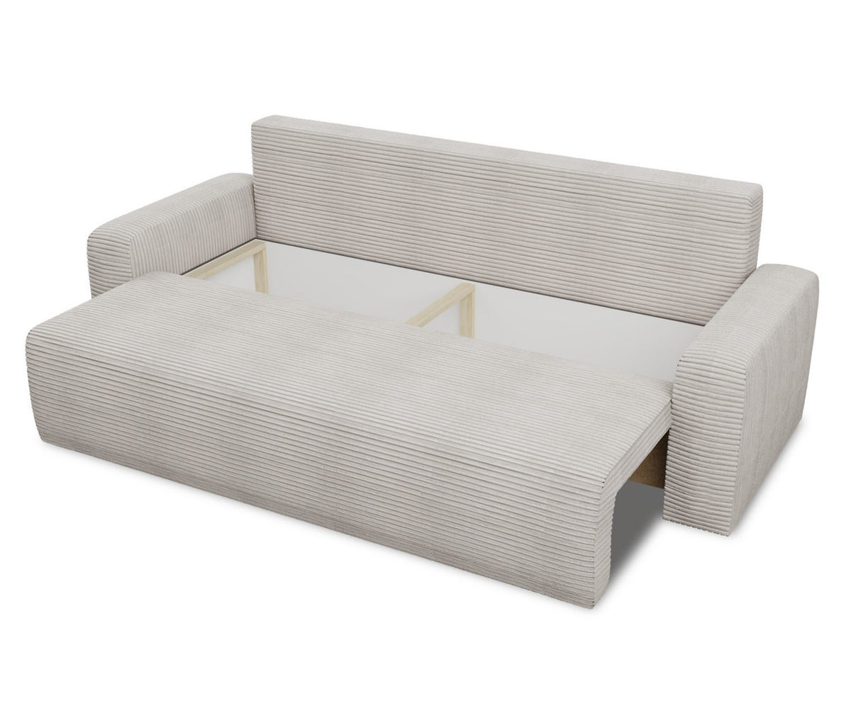 Ausgezogene Liegefläche des Schlafsofas SPARK