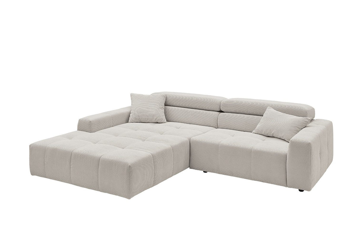 Longchair des Ecksofas RENO von der Seite