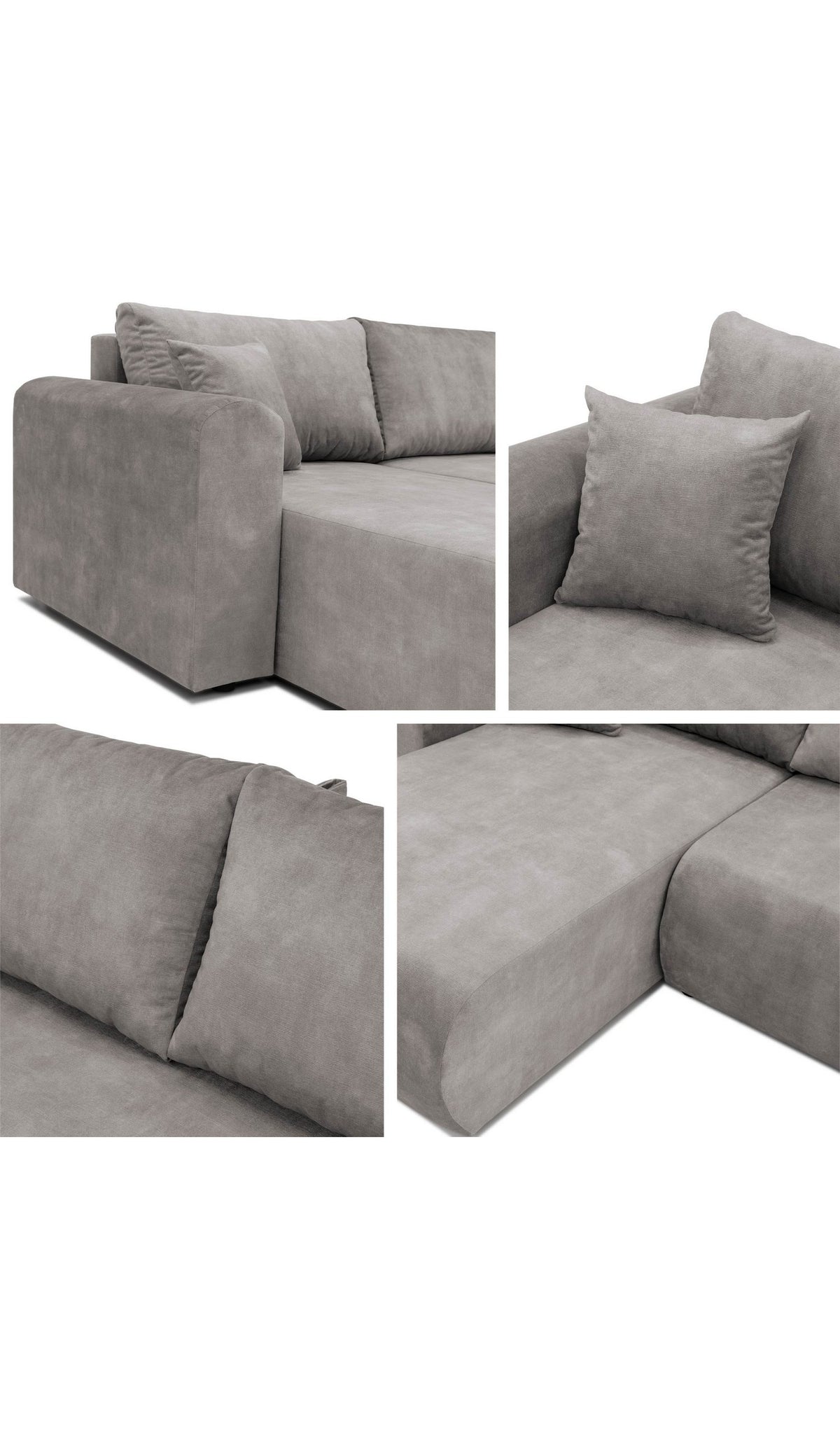Cord Ecksofa ELIWO im Wohnraum
