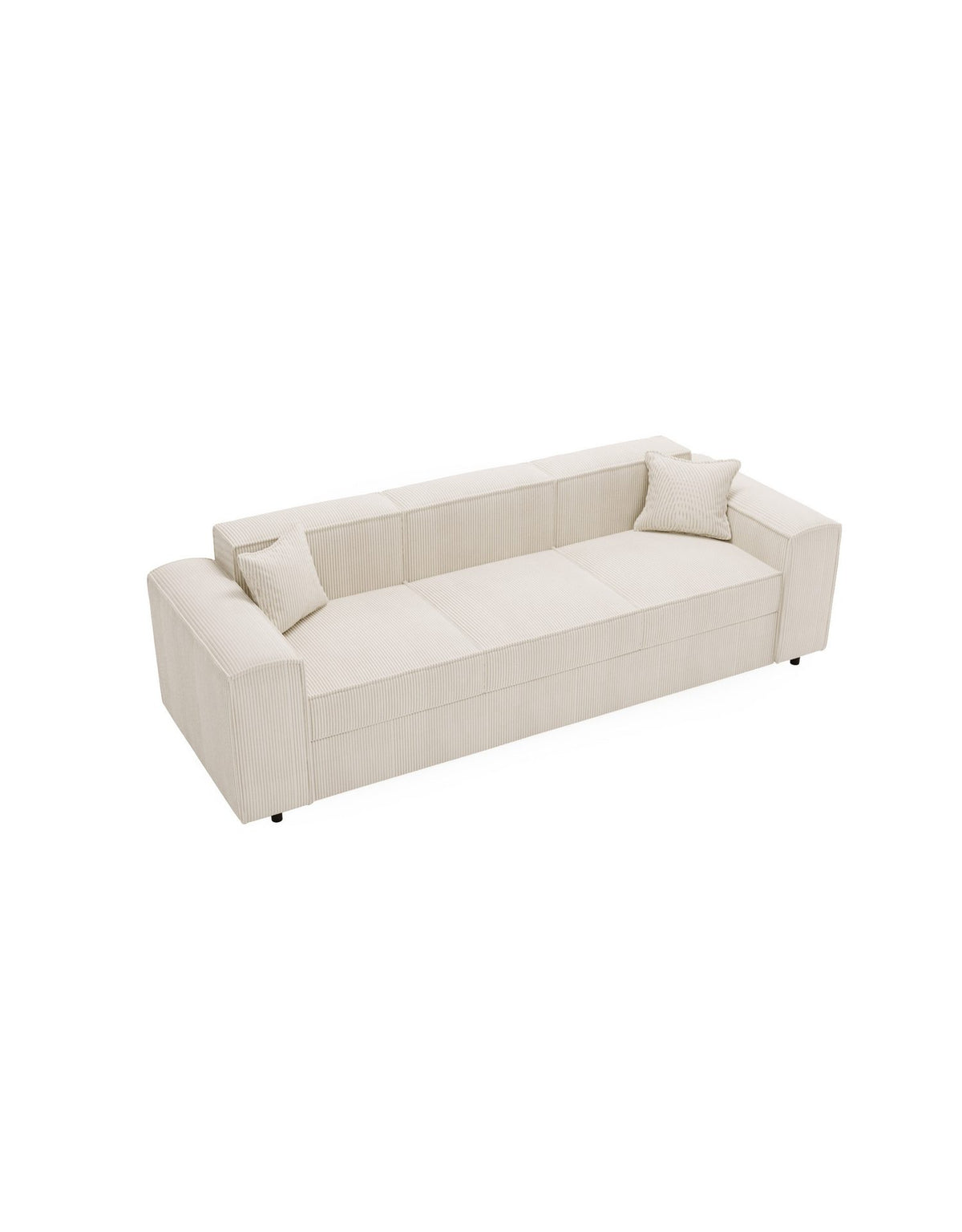 Big Sofa OASIS in Vanille im Wohnzimmer