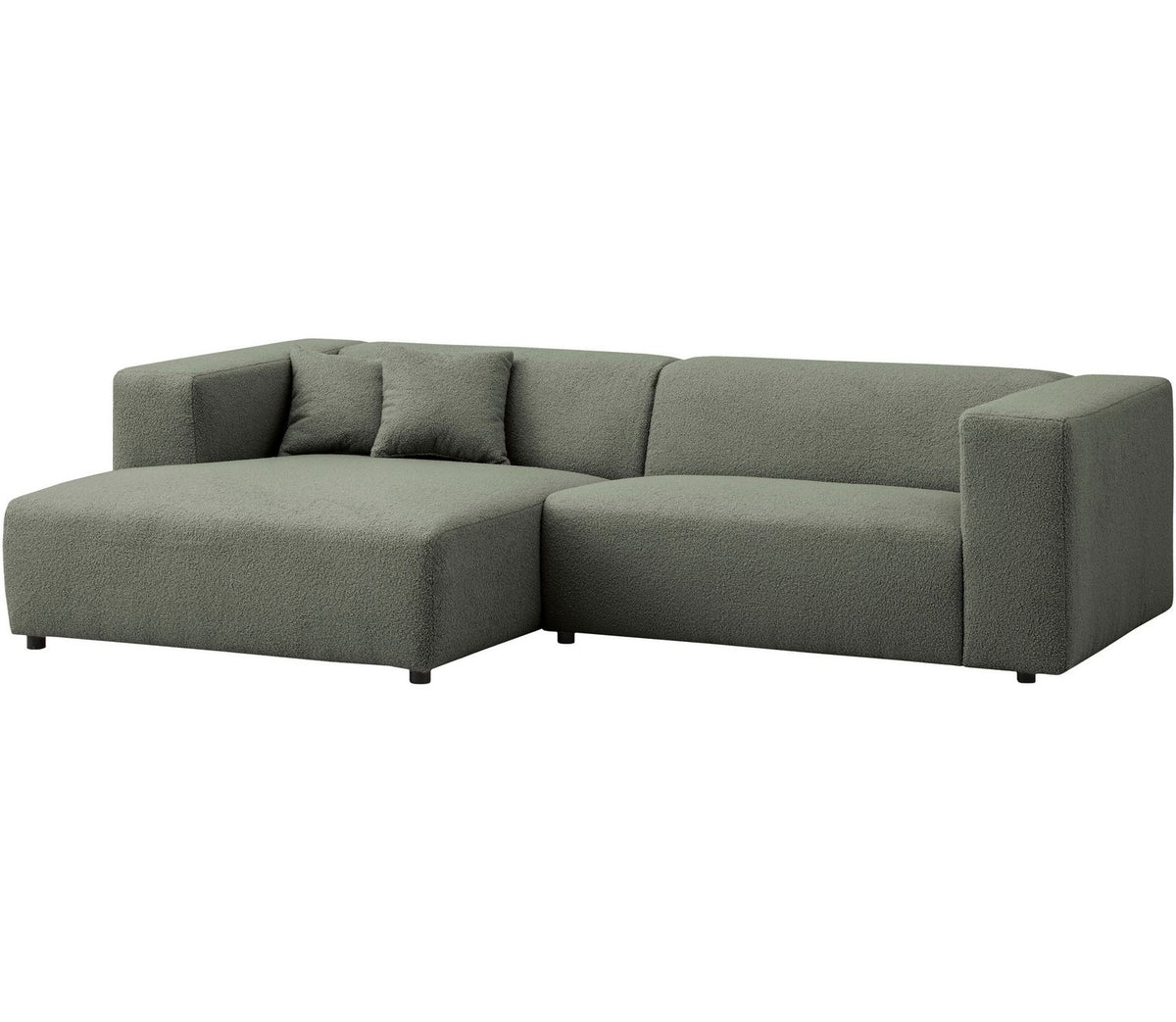 Zierkissen 40x40 cm auf dem Cord Ecksofa BAKELS