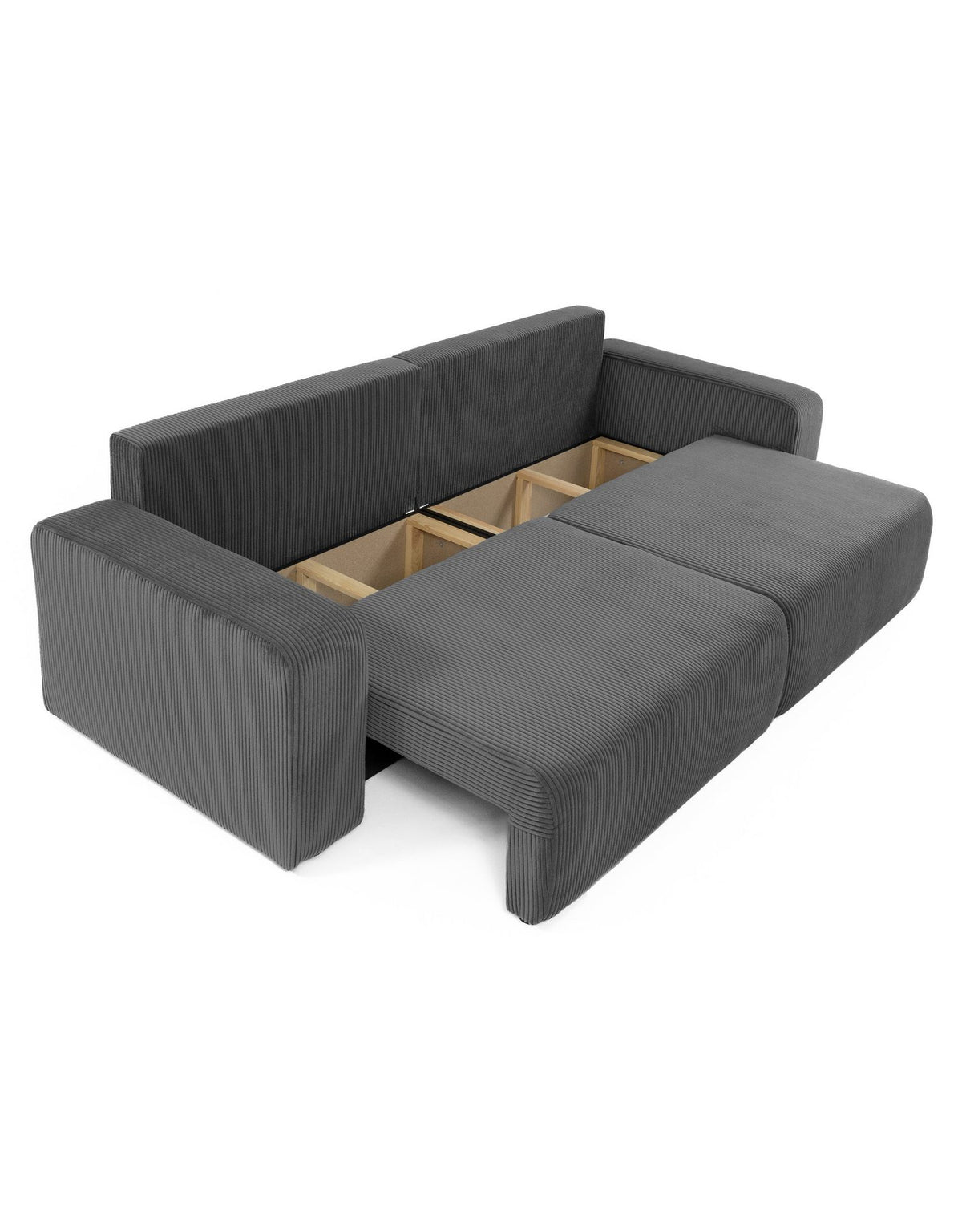 Cord Schlafsofa PIANO seitliche Ansicht