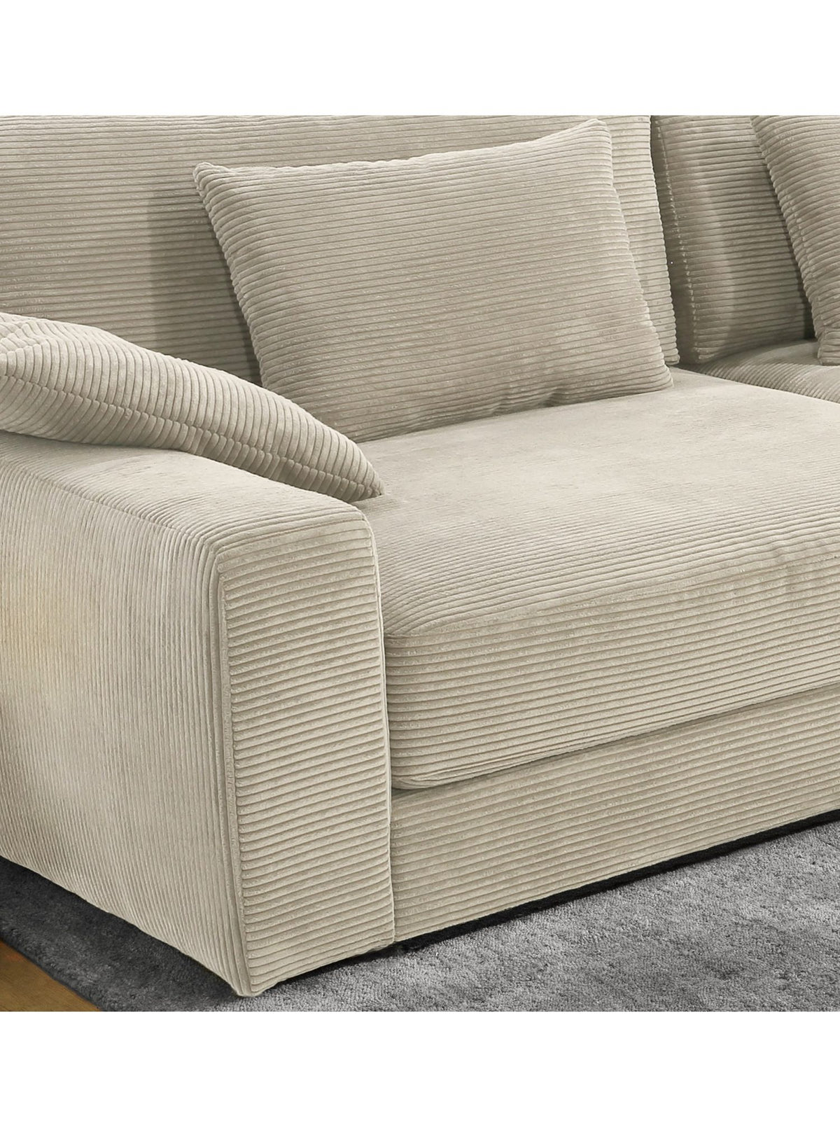 Big Sofa Cord 15251 Detailaufnahme des Cord-Bezugs