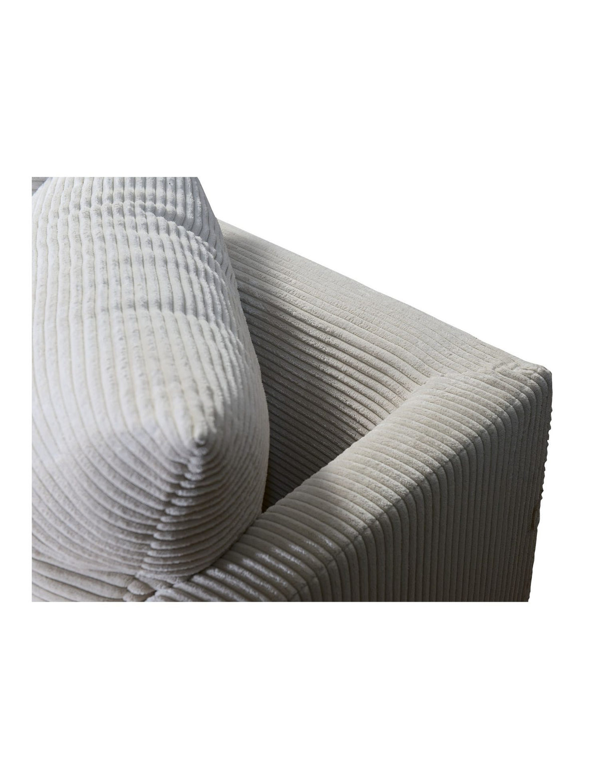 Rückseite der bezogenen Couch PAM 1