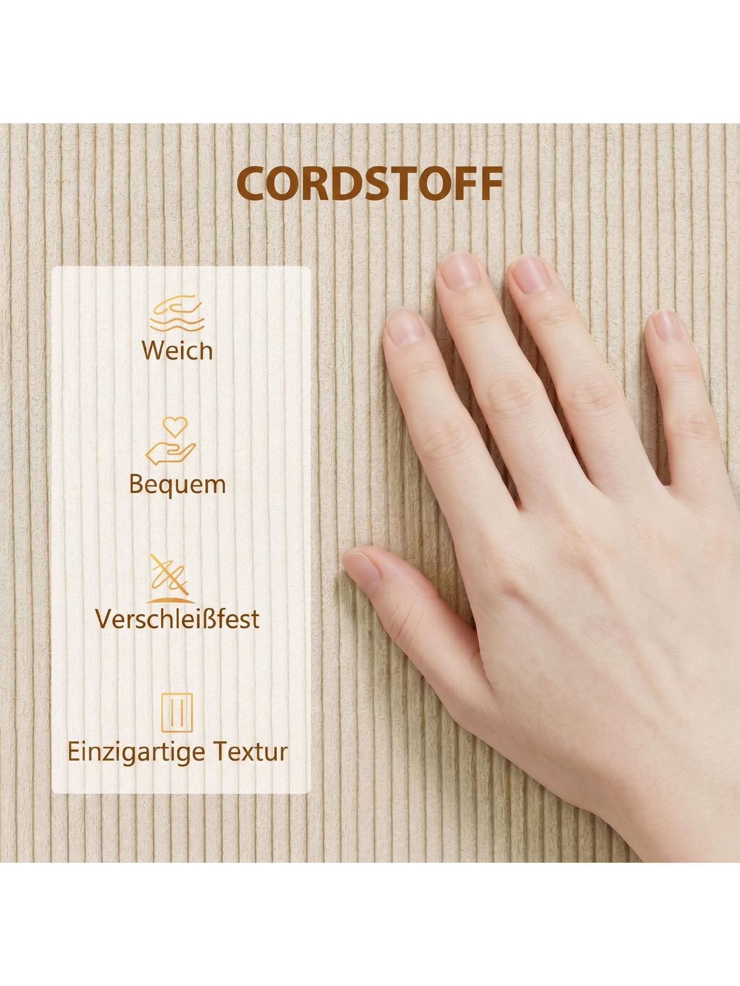 Geöffnetes Staufach unter der Sitzfläche