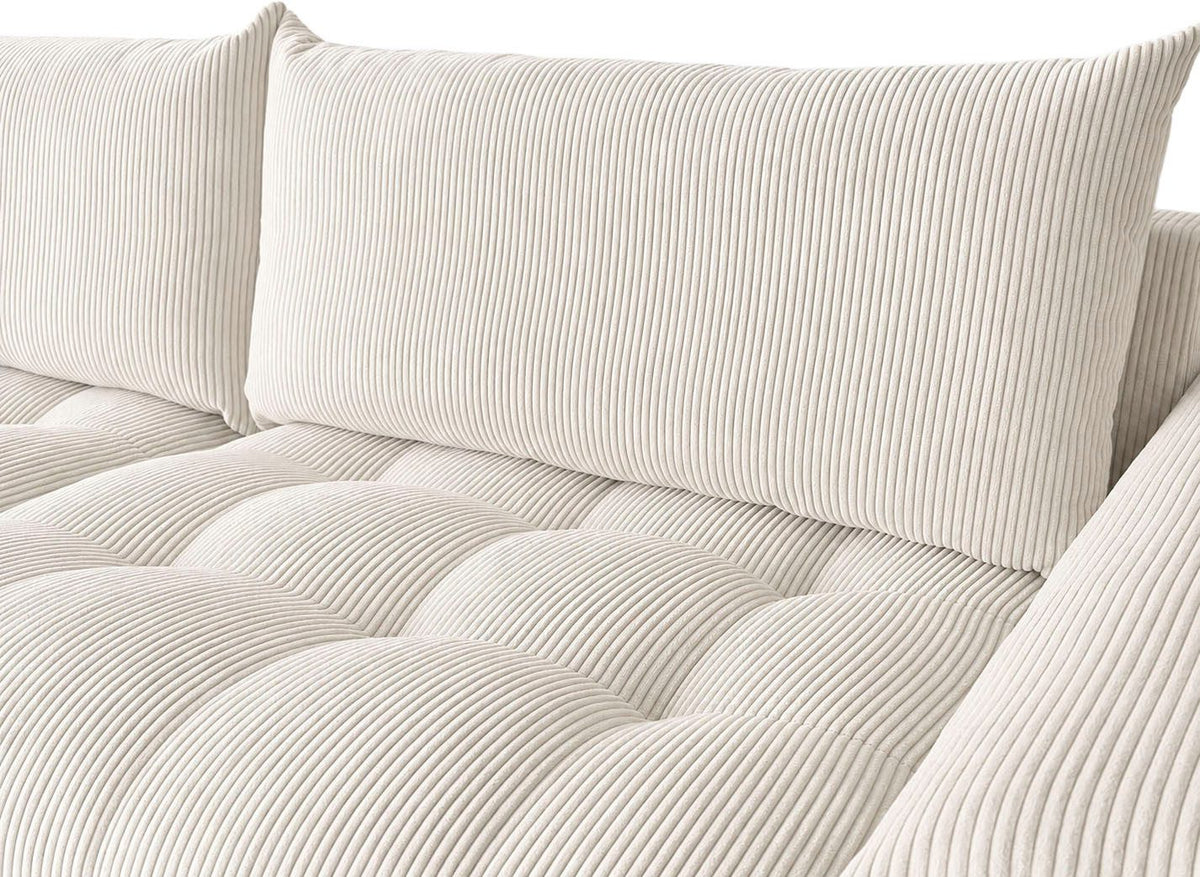 Seitenansicht des Big Sofas SOFT und COSY PIK