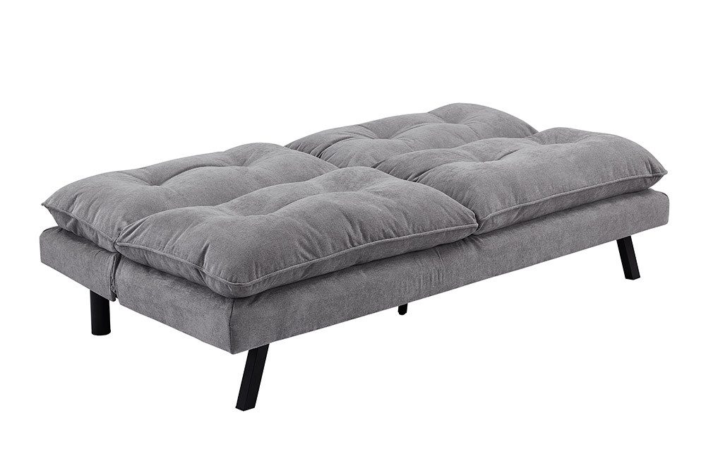 Füße aus Eukalyptusholz am Cord Schlafsofa COCOONING