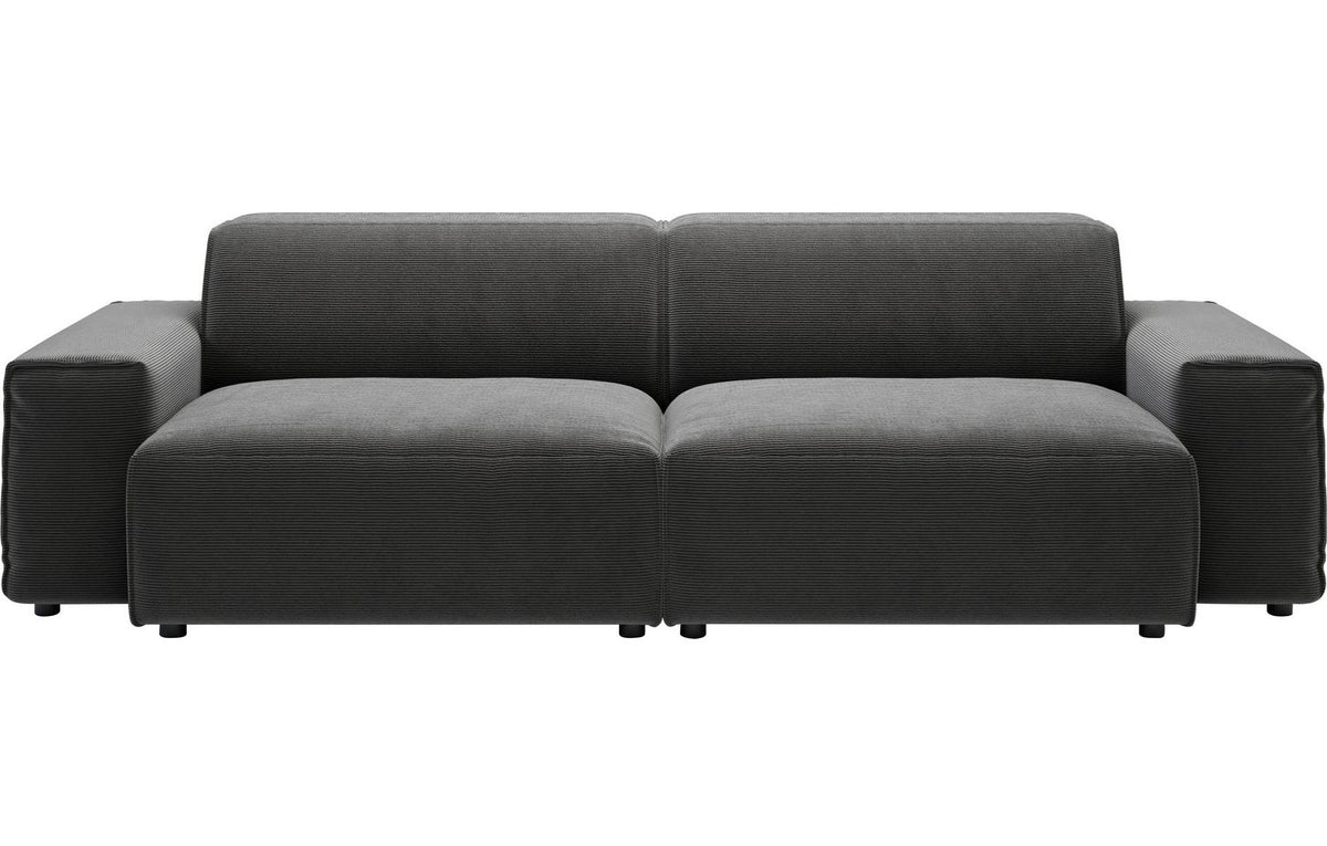 Big Sofa GLIMMINGE in Anthrazit von vorne