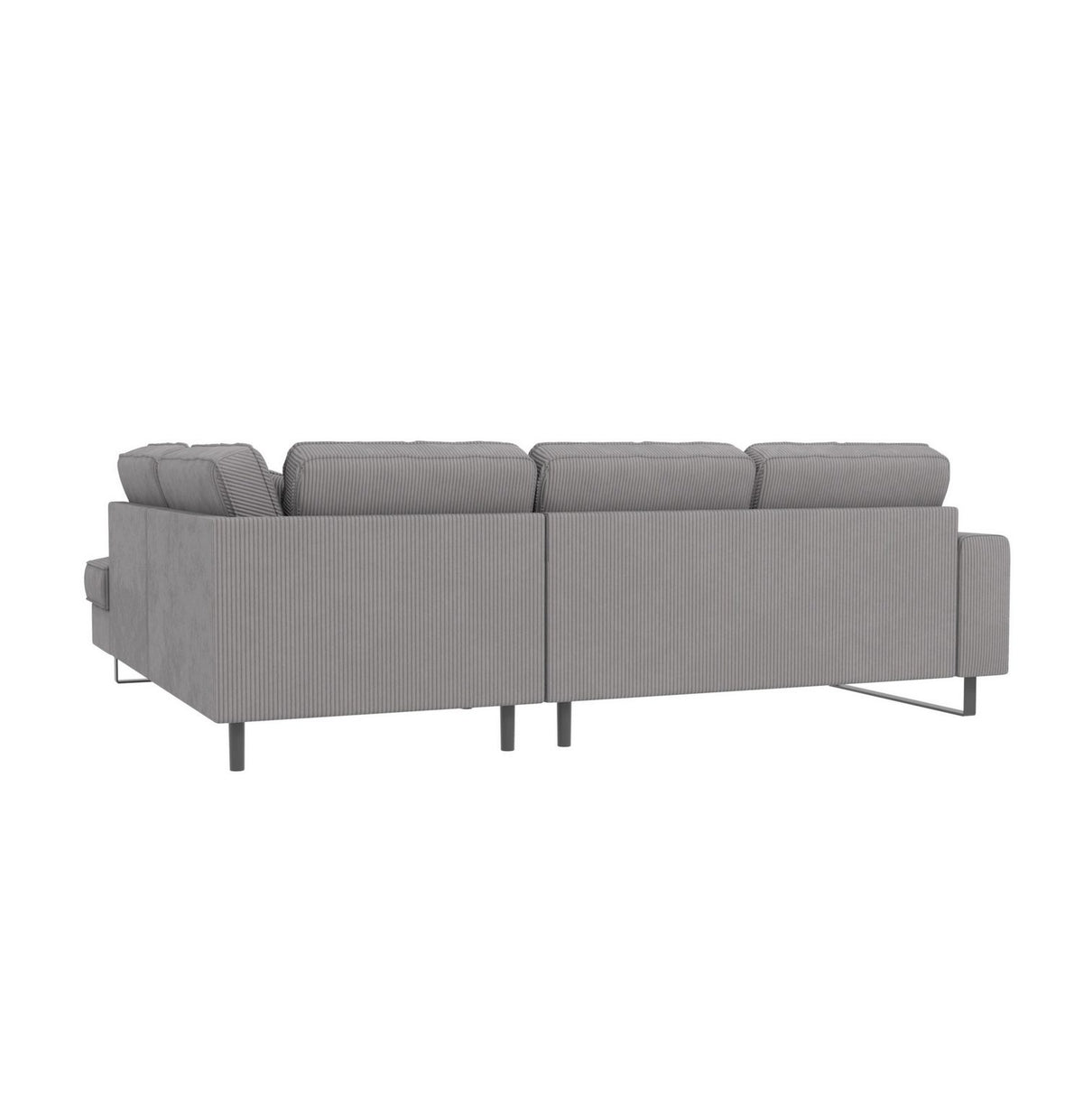 Cord Ecksofa TIDE Nahaufnahme des Cord Stoffs