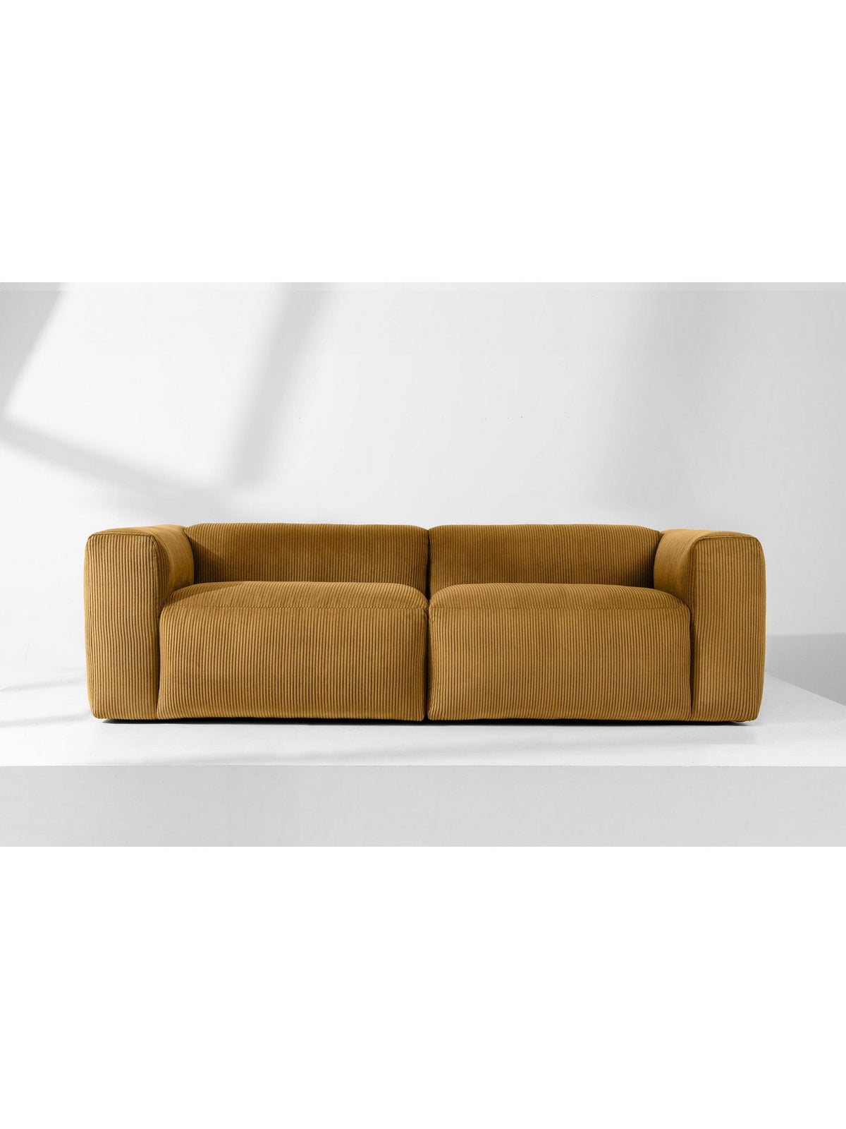 Modulares Cord Sofa BUFFO in Gelb Ansicht 5
