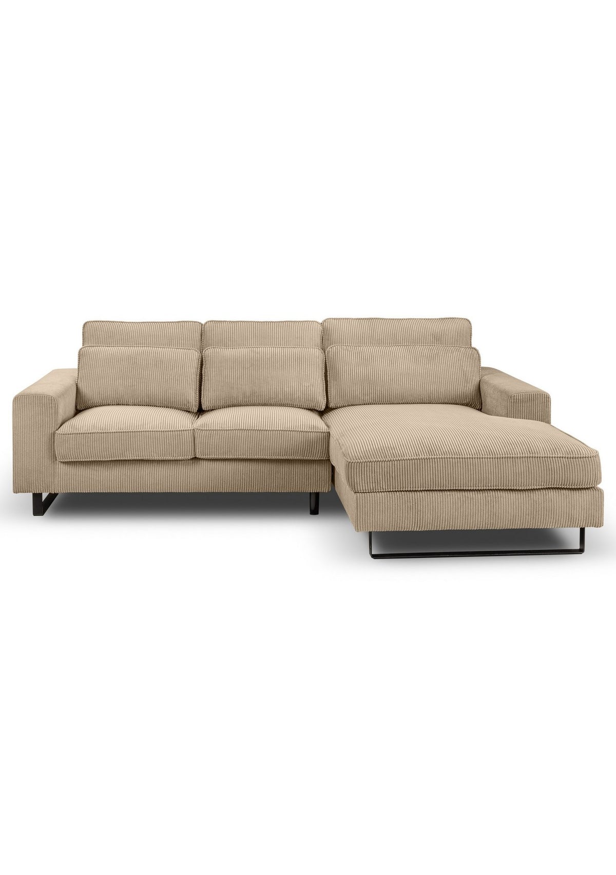 Cord Ecksofa BOLIVIA Detail des Cordbezugs