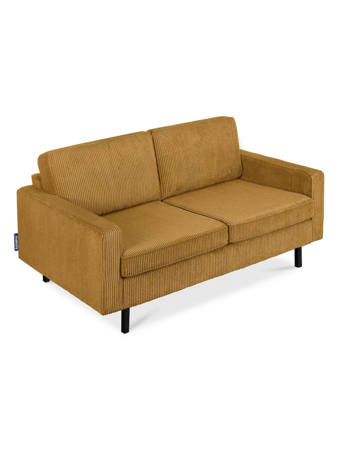 Cord Sofa INVIA Nahaufnahme des Cord Bezugs