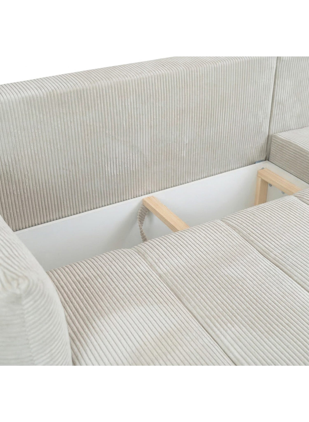 Cord Ecksofa ONTARIO XS in Olivgrün Ansicht 5