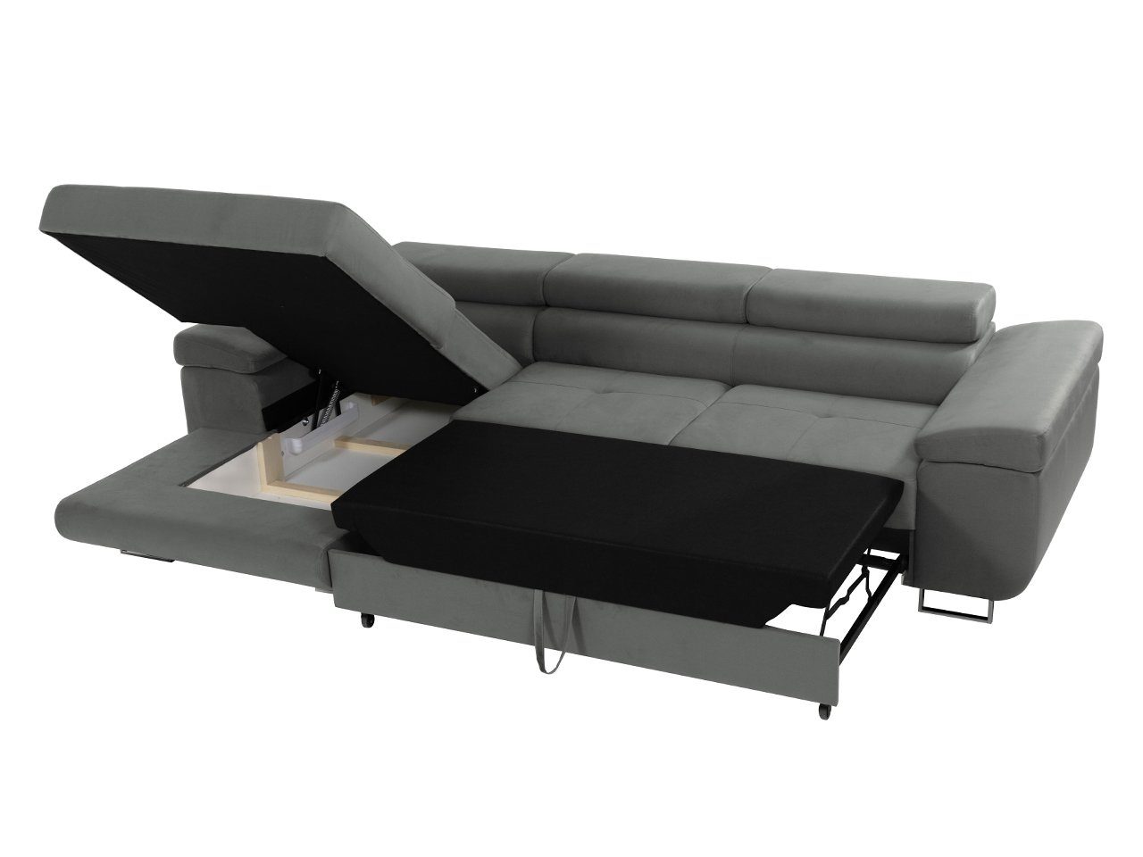 Cord Ecksofa TOREZIO MINI im Wohnzimmer
