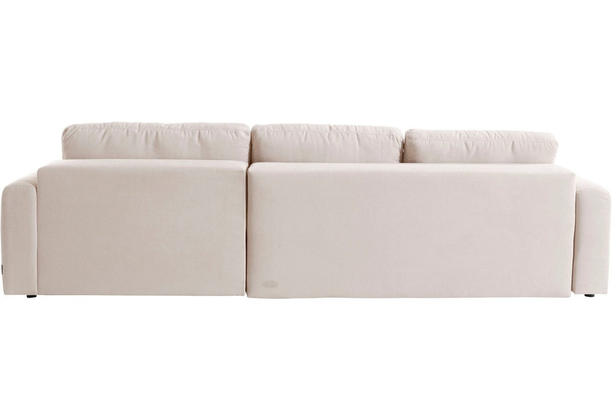 Cord Ecksofa BLOOMFIELD lose Rückenkissen im Detail