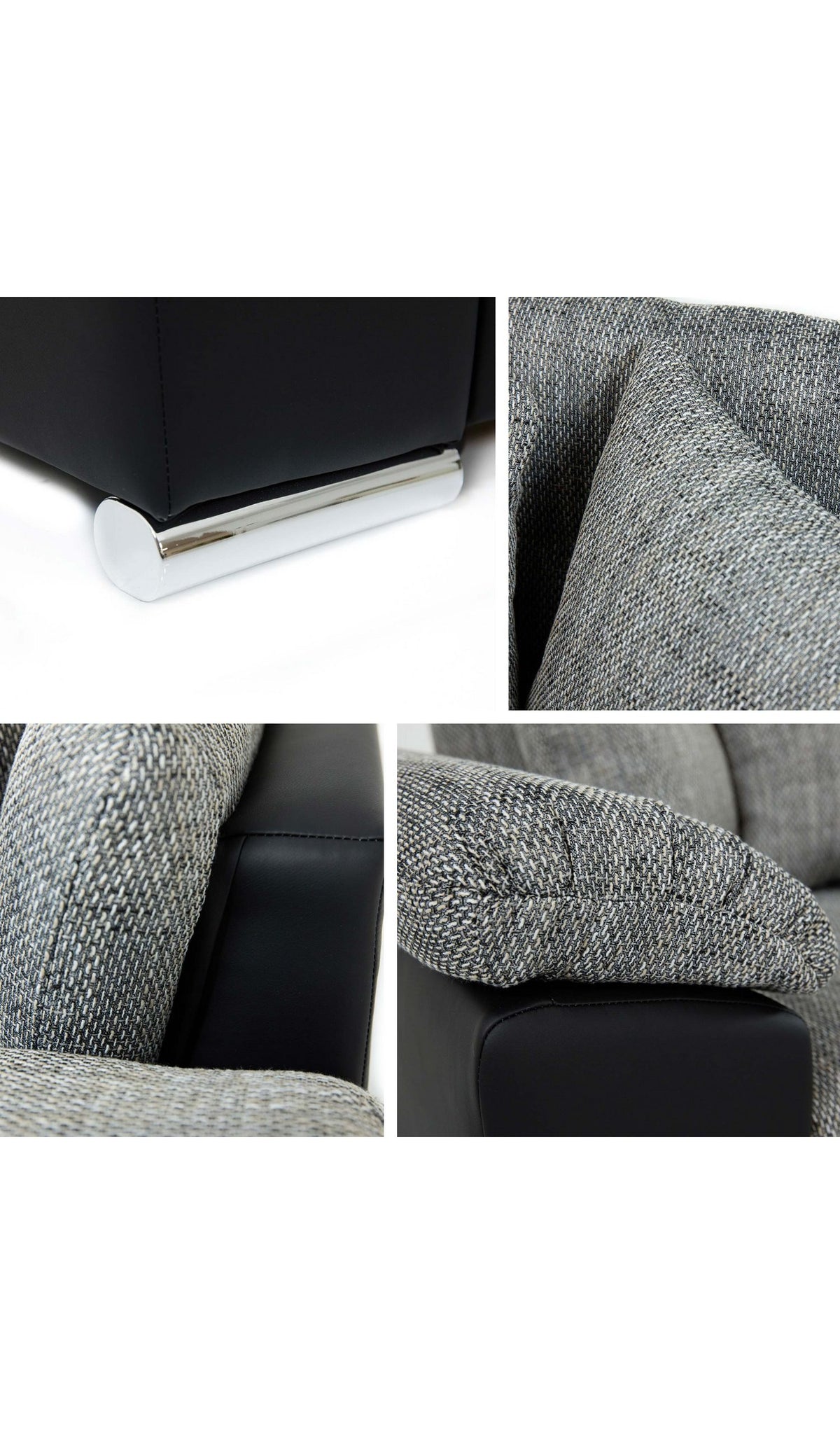 Cord Ecksofa Diana in L-Form im Wohnzimmer