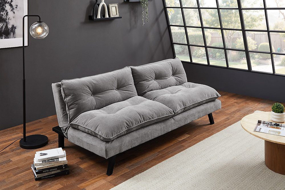 Cord Schlafsofa COCOONING mit aufgeklappter Liegefläche